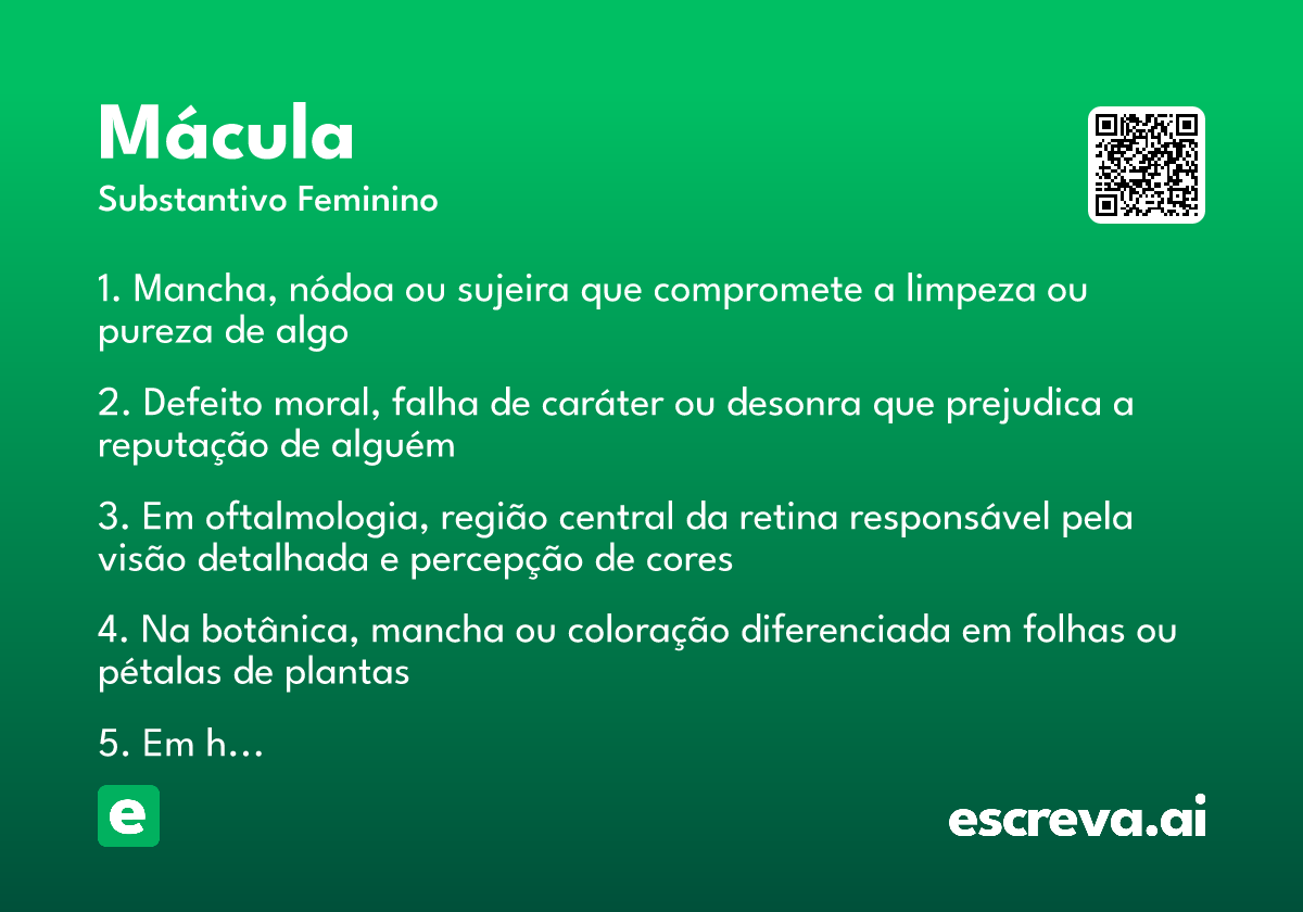 mácula