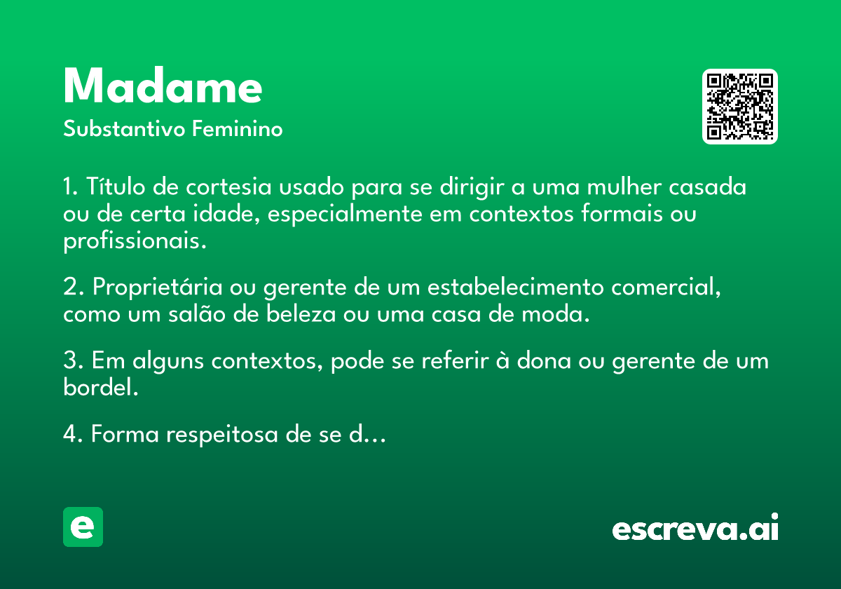 madame