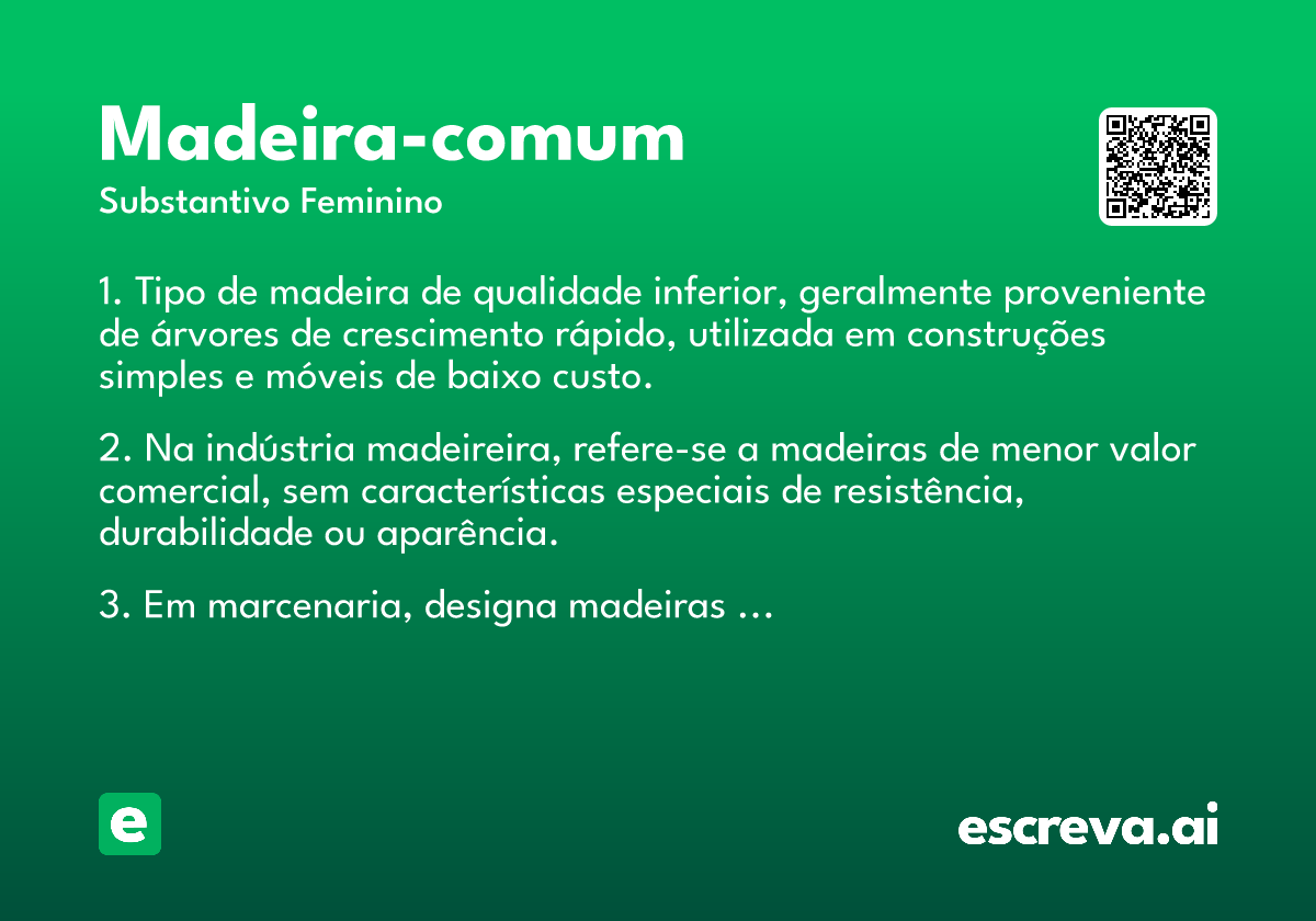 madeira-comum