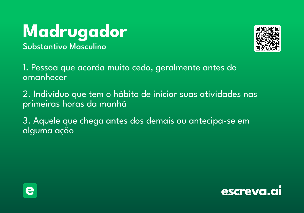 madrugador