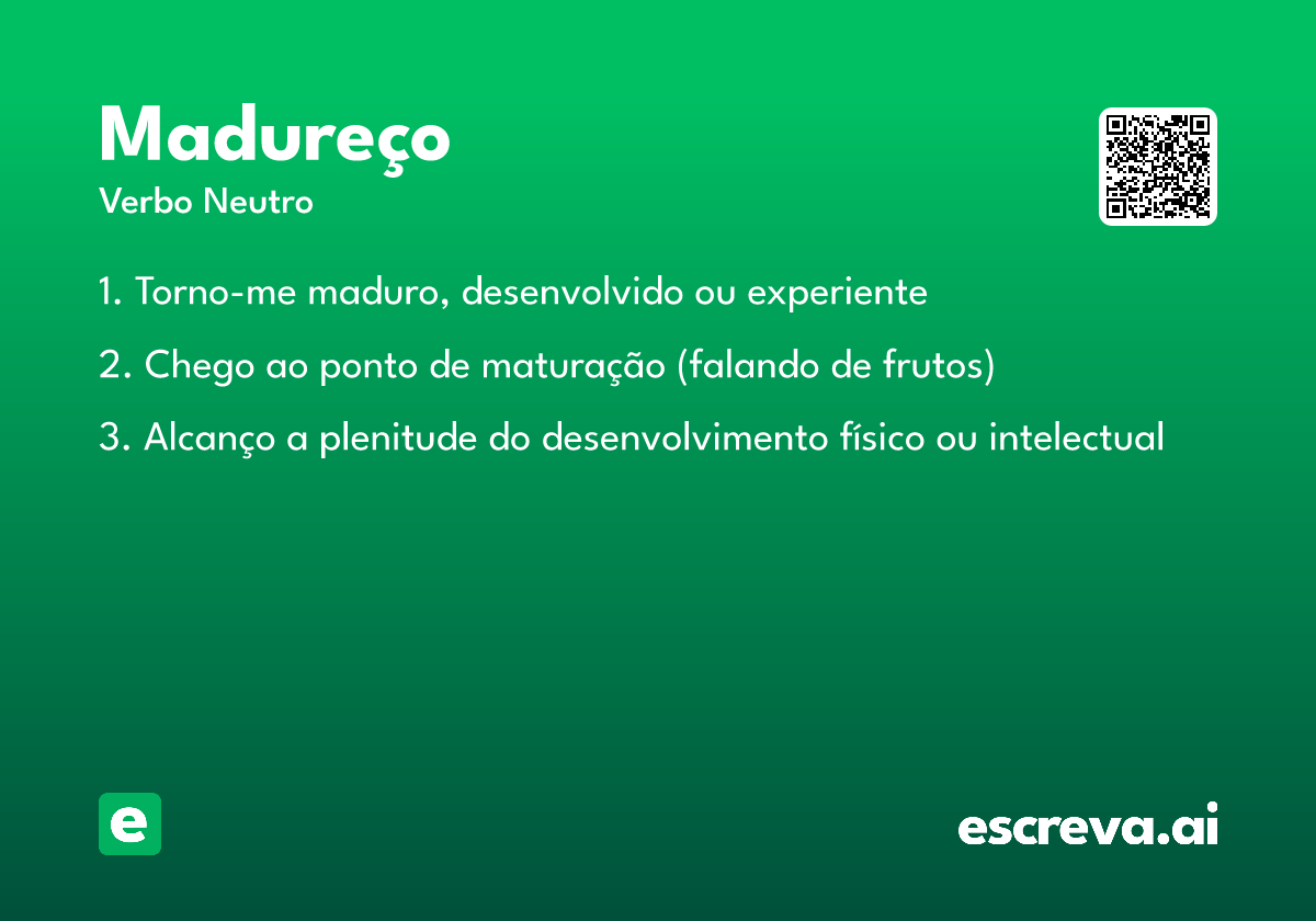 madureço