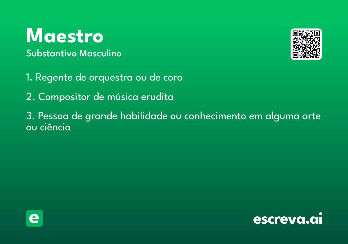 maestro