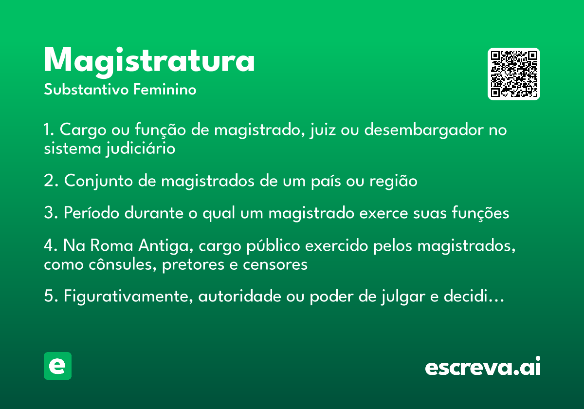 magistratura