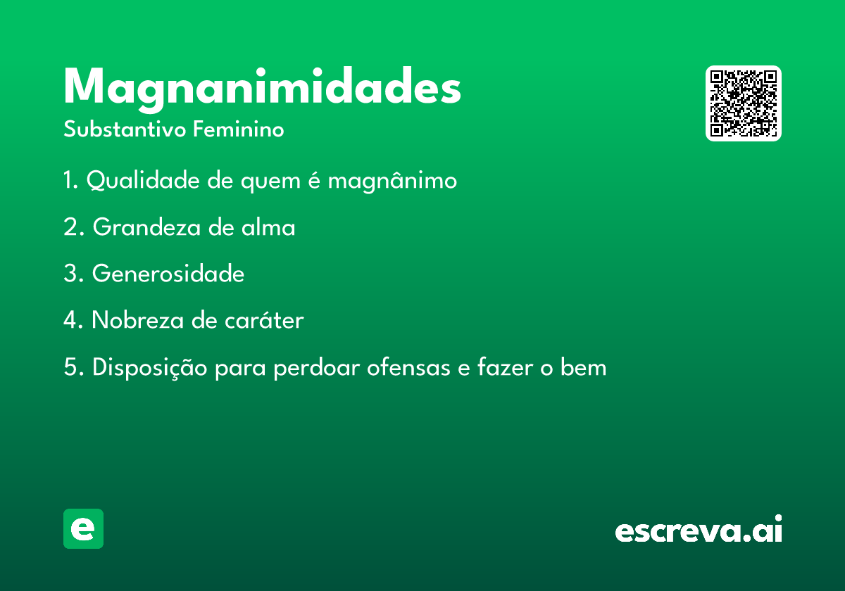magnanimidades