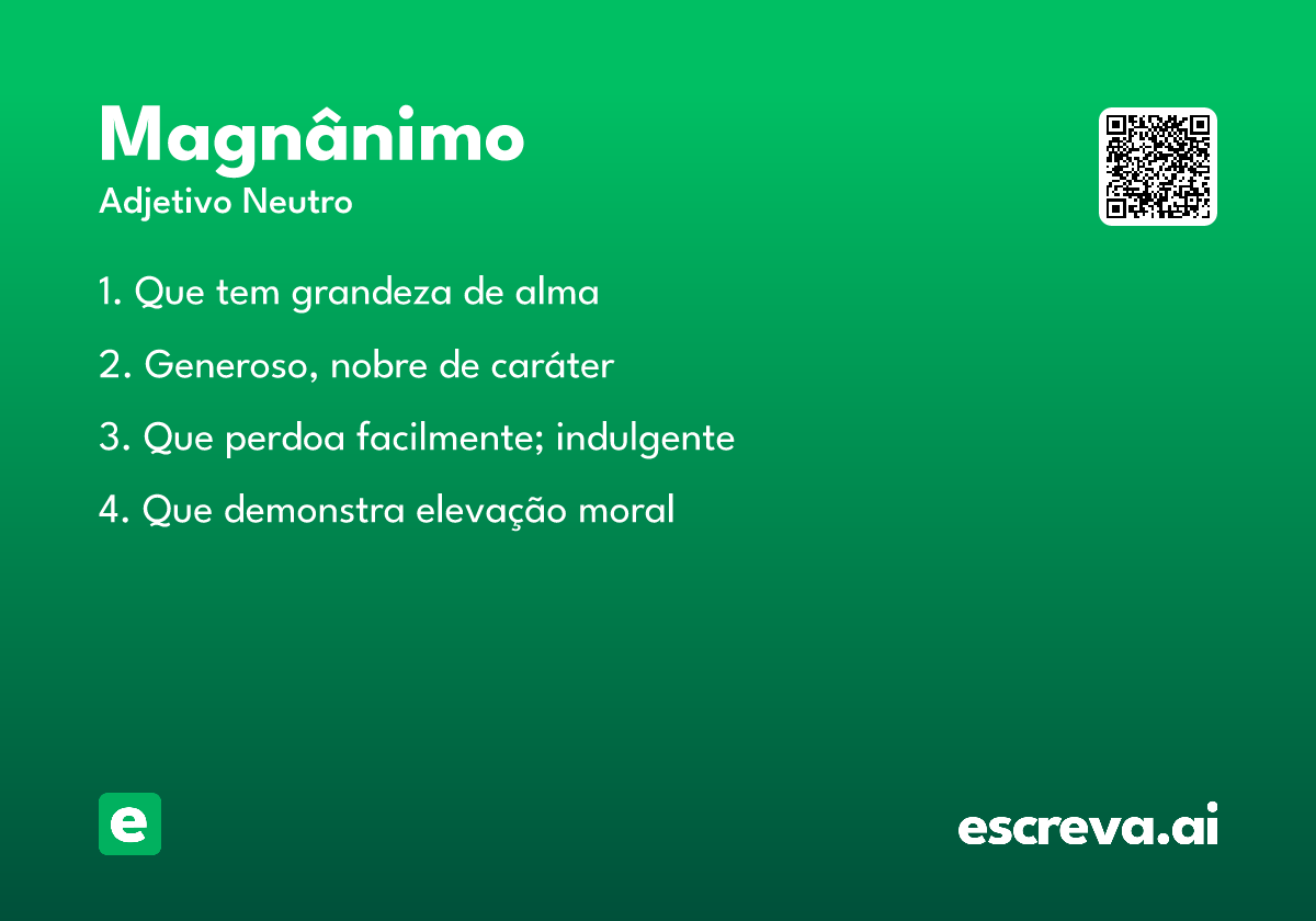 magnânimo