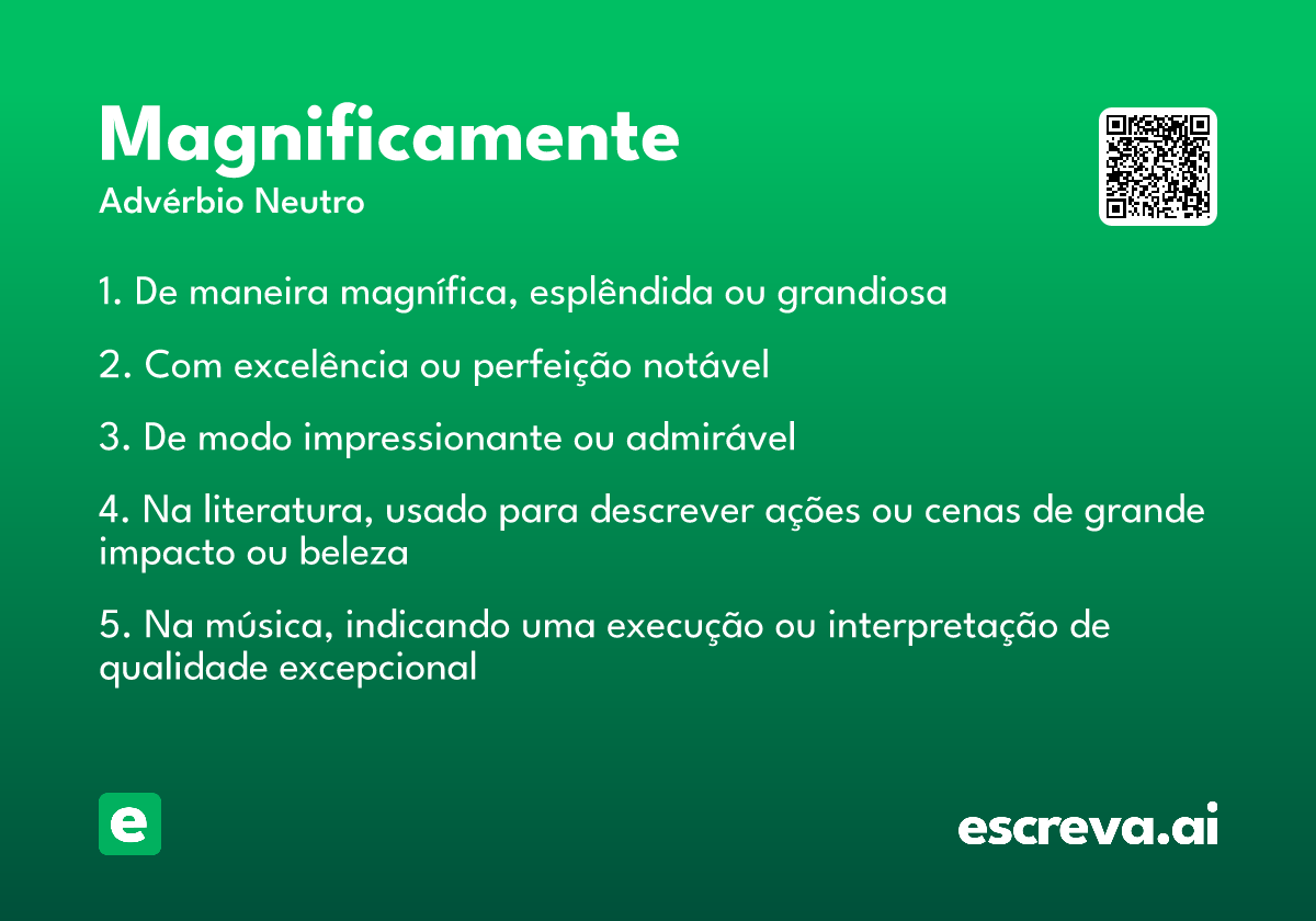 magnificamente