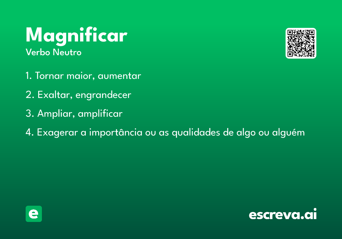magnificar