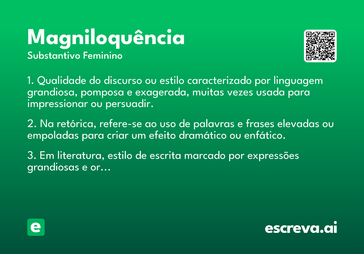 magniloquência