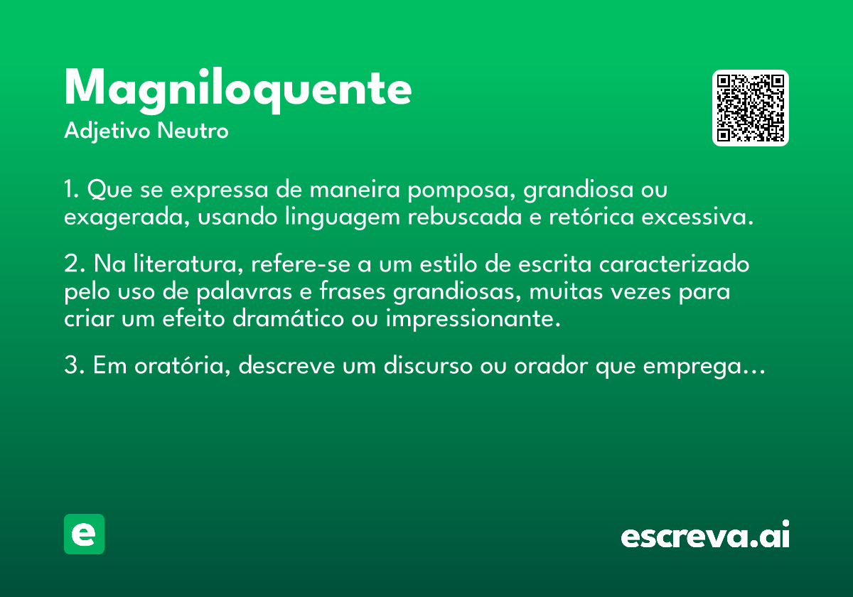 magniloquente