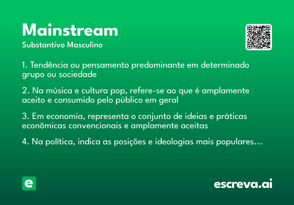 mainstream