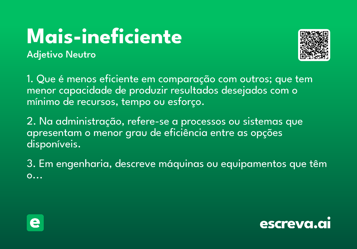 mais-ineficiente