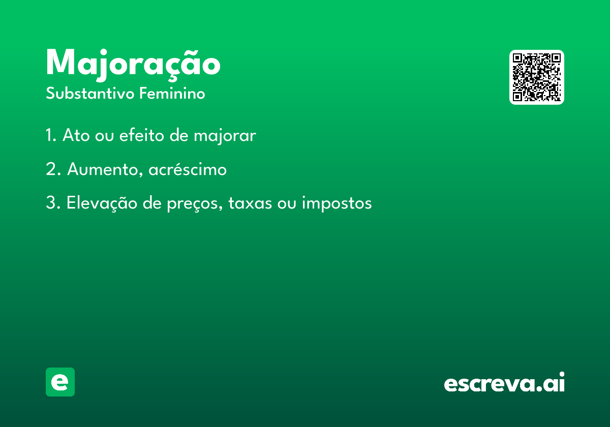 majoração