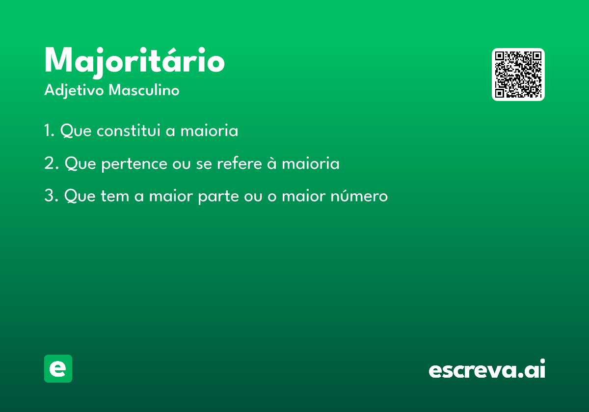 majoritário