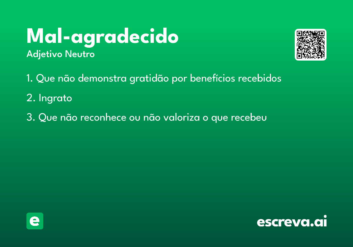 mal-agradecido