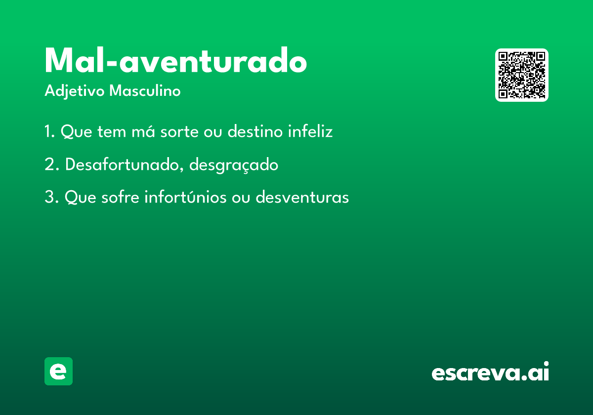 mal-aventurado