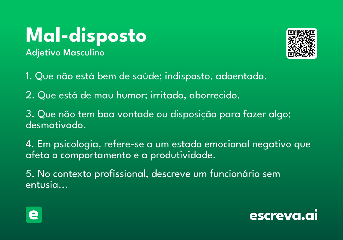 mal-disposto