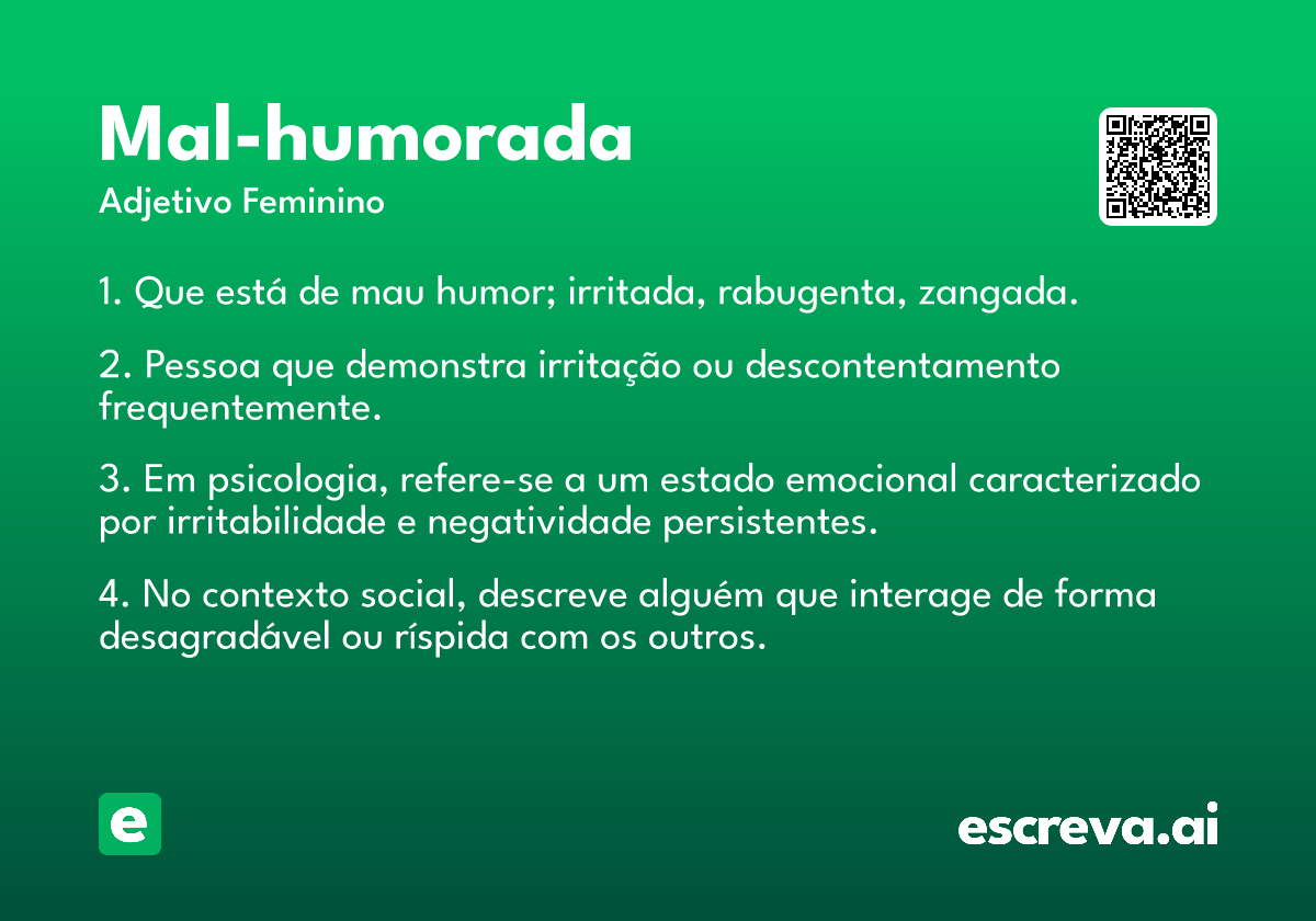 mal-humorada