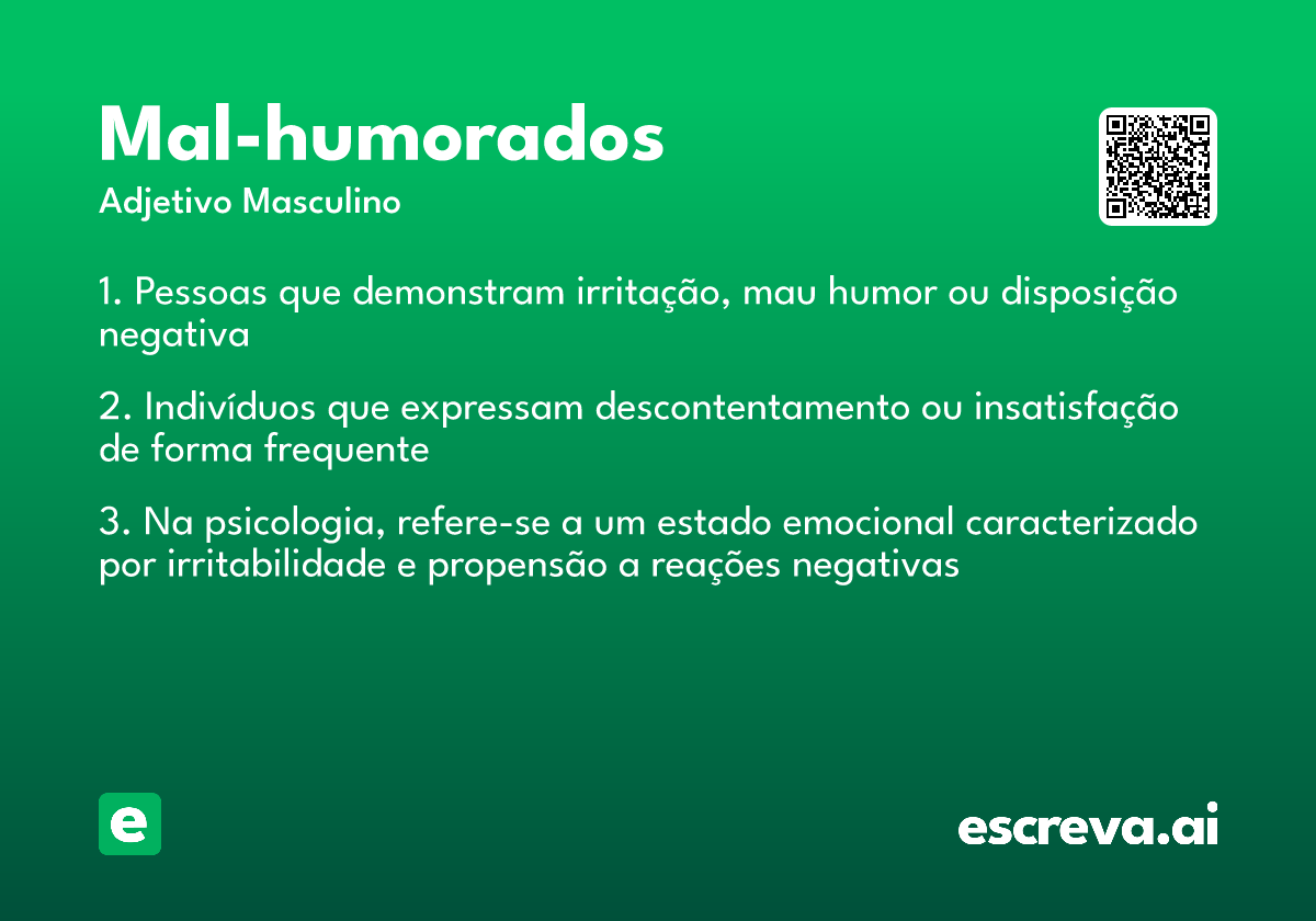 mal-humorados