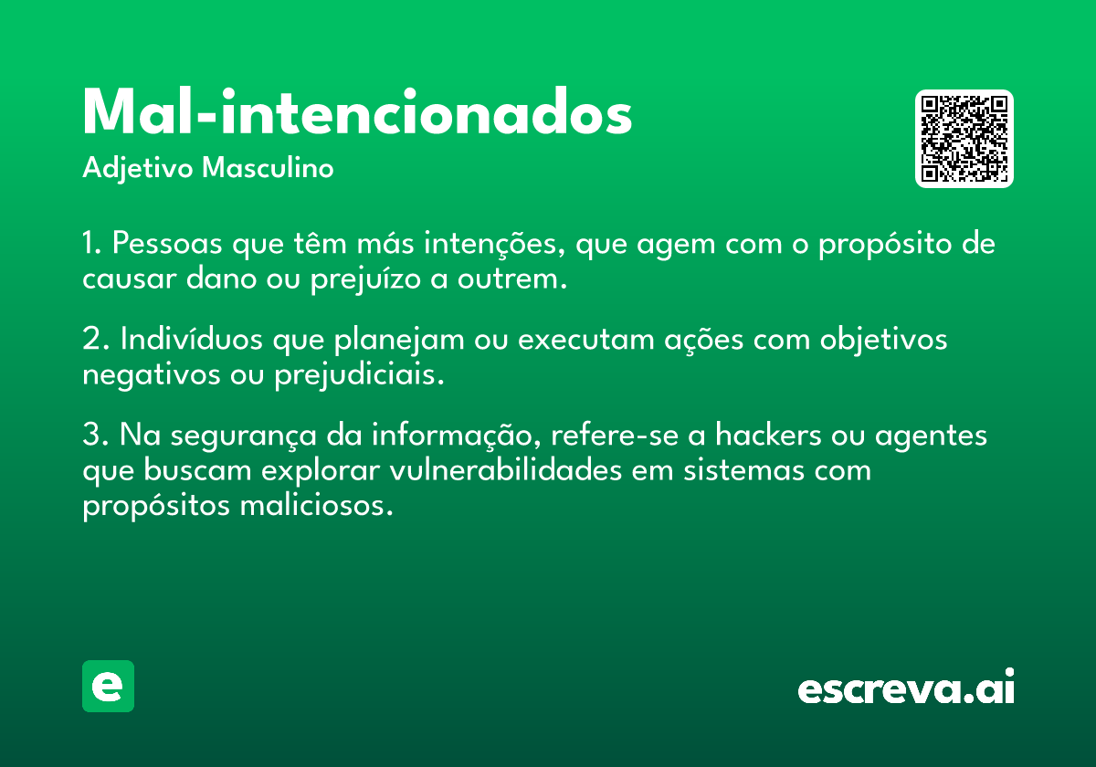 mal-intencionados