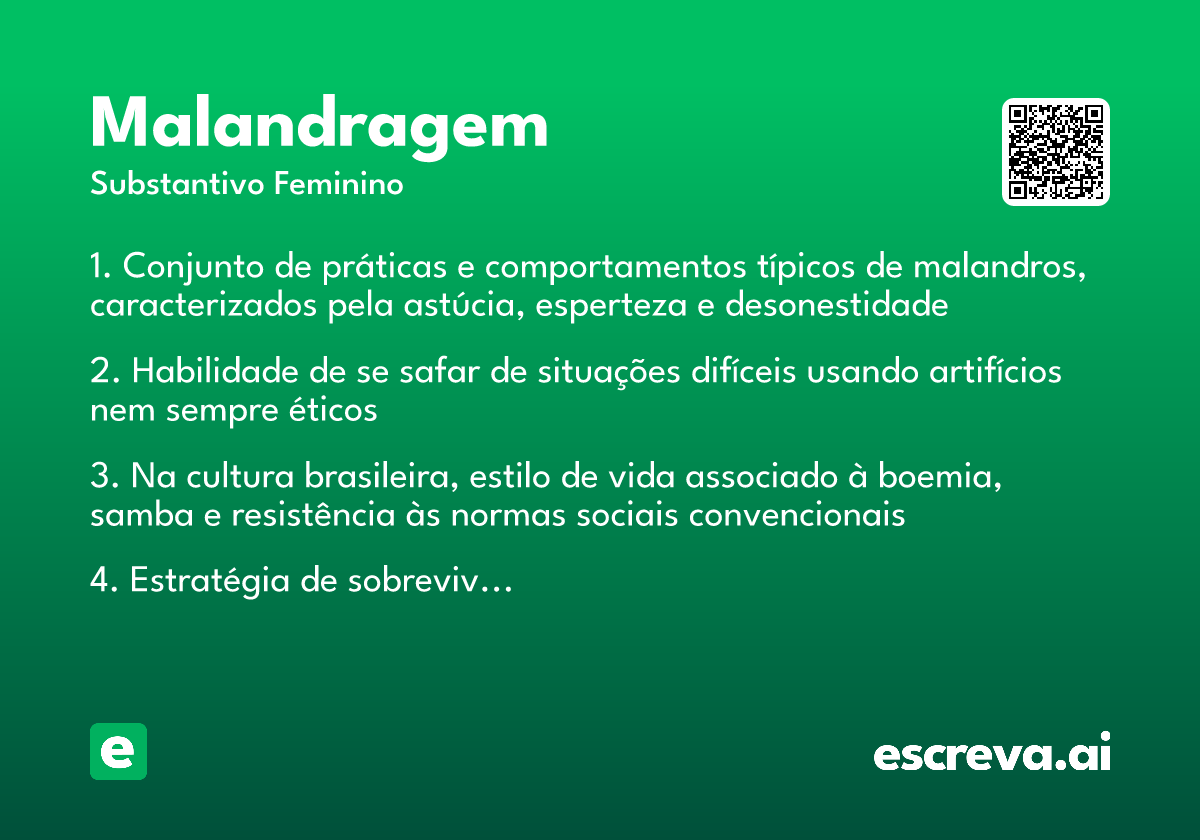 malandragem