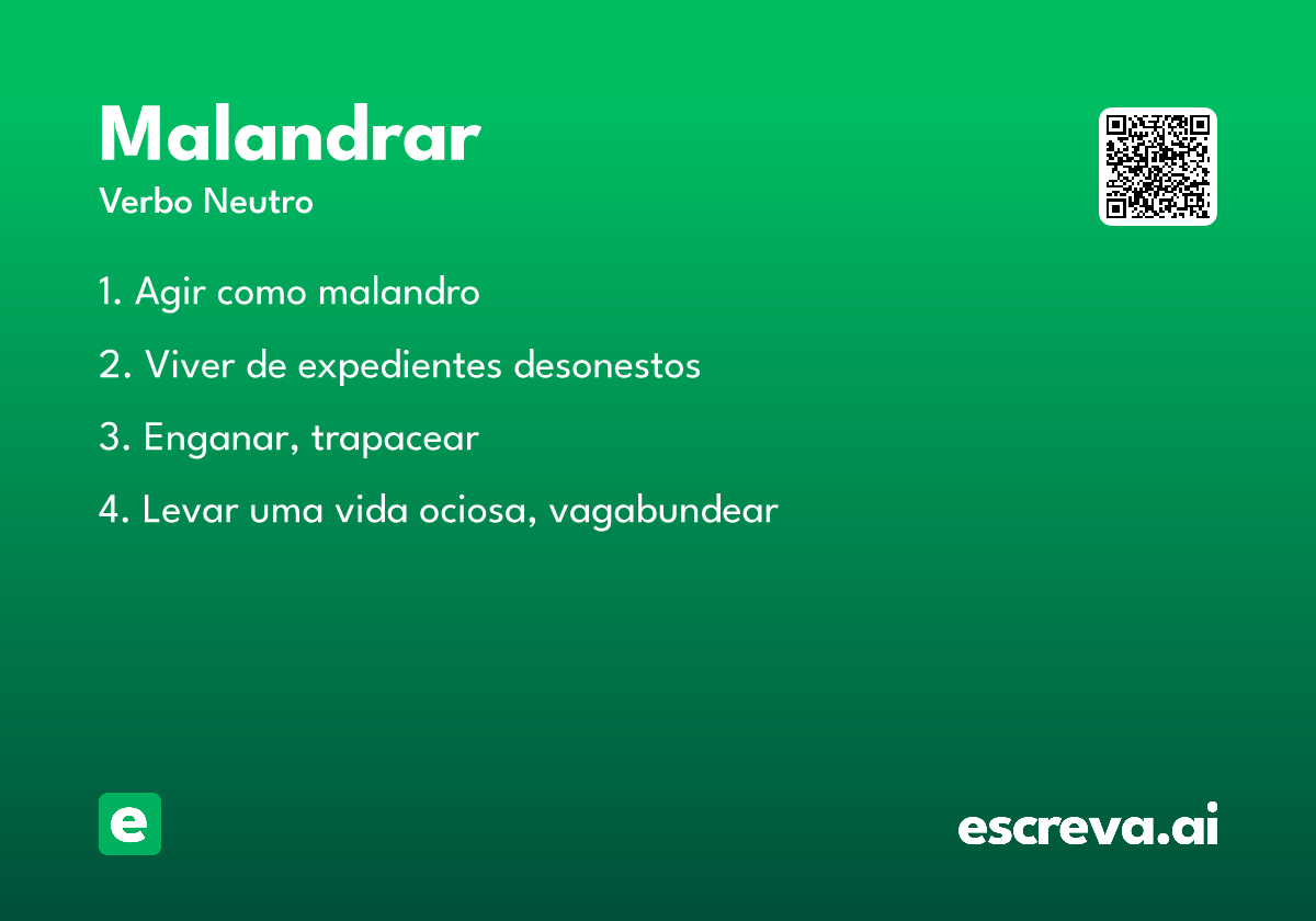 malandrar