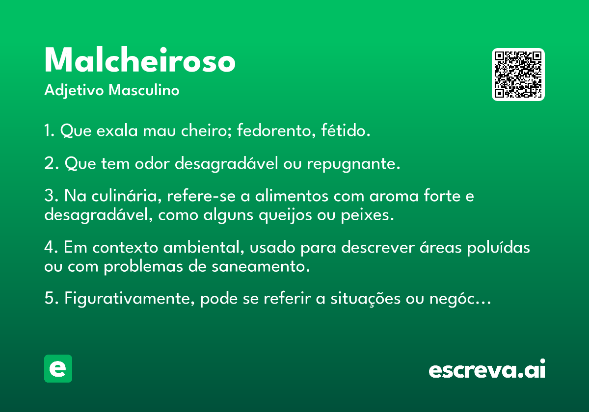 malcheiroso