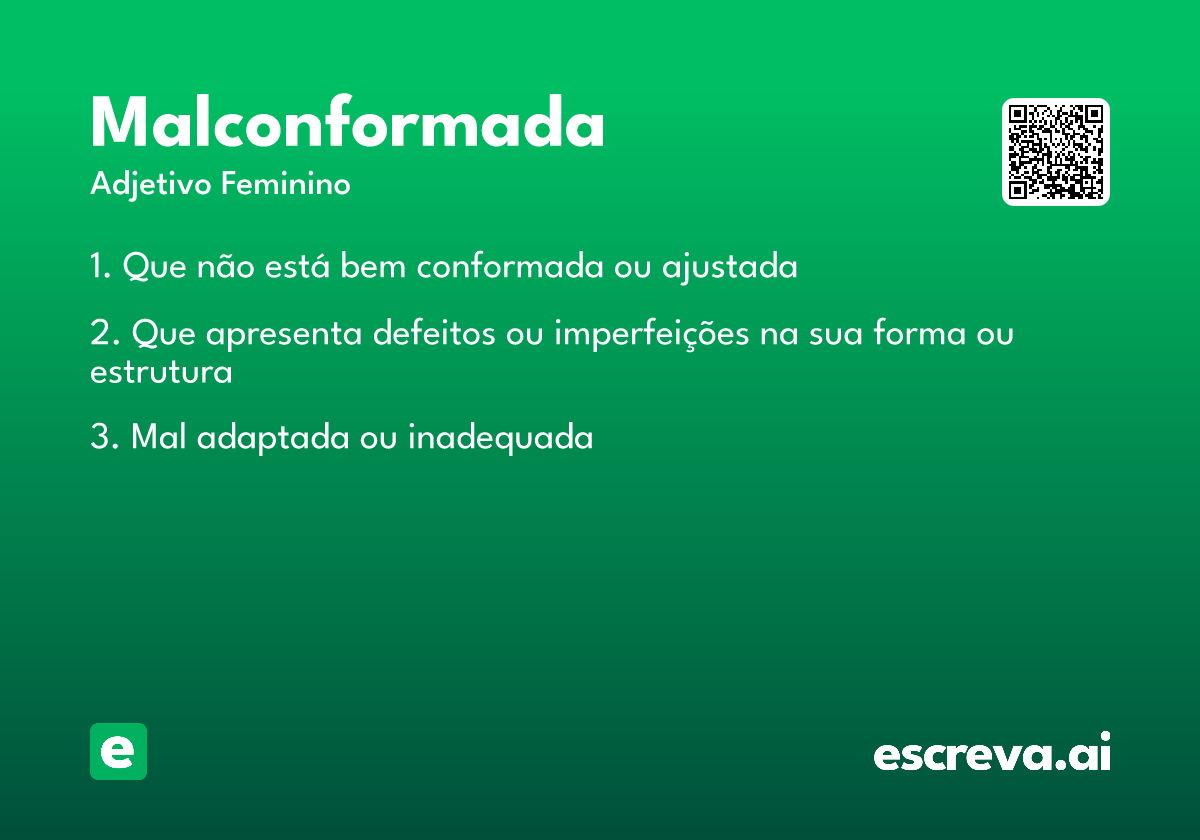 malconformada
