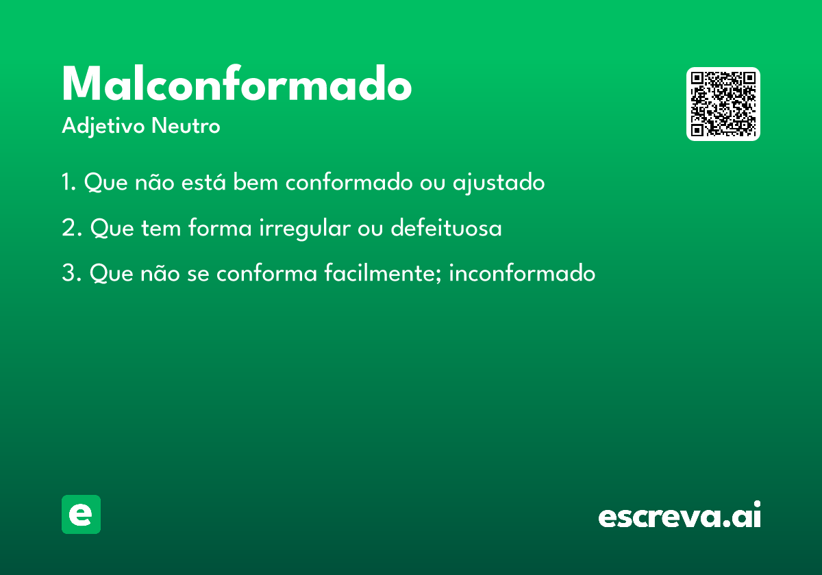malconformado