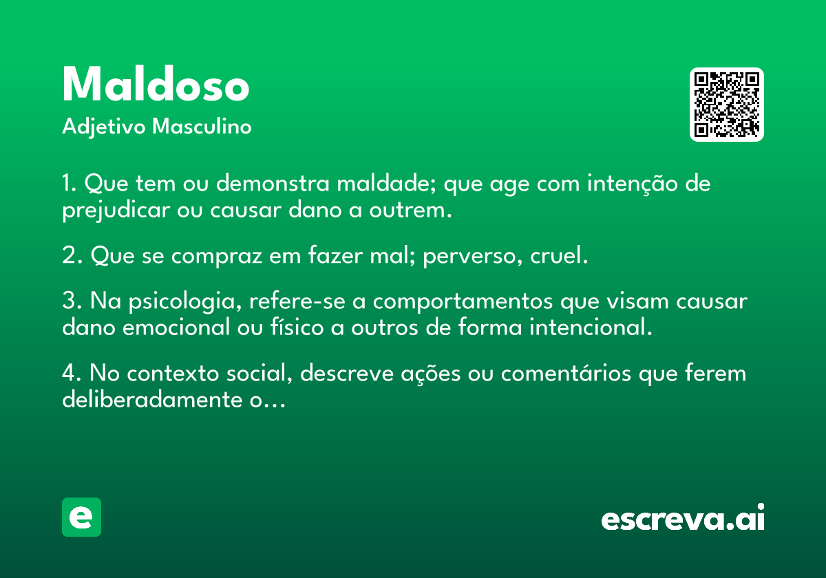 maldoso