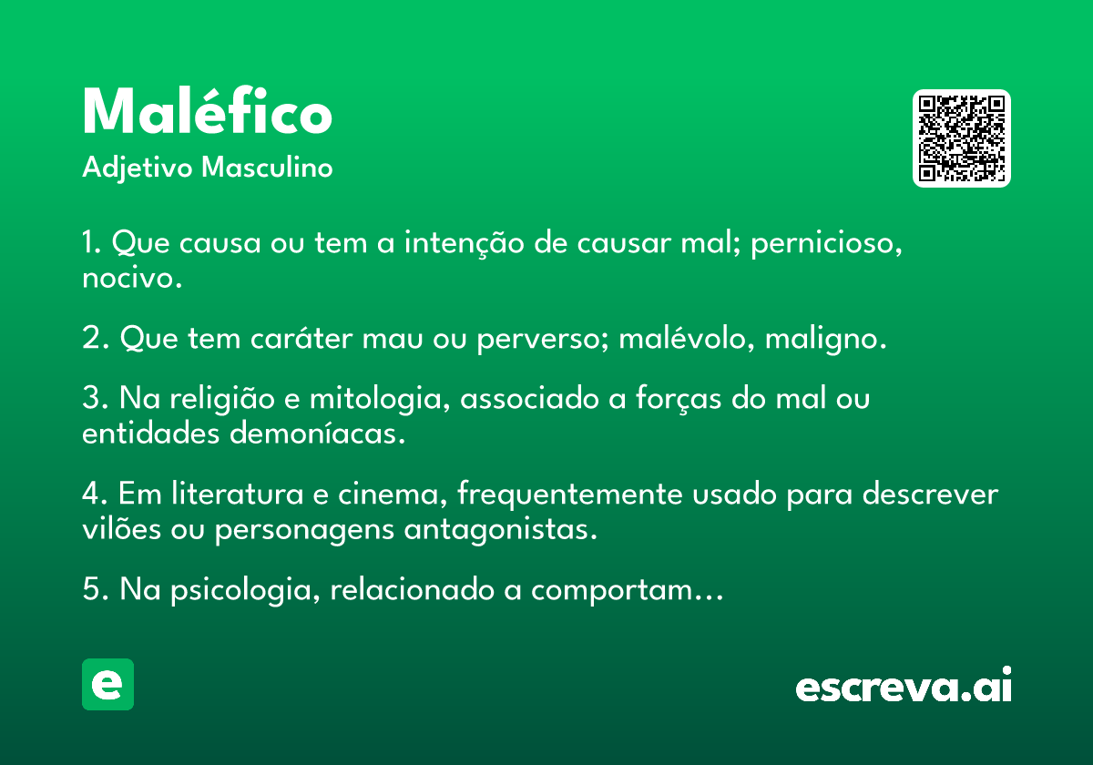 maléfico