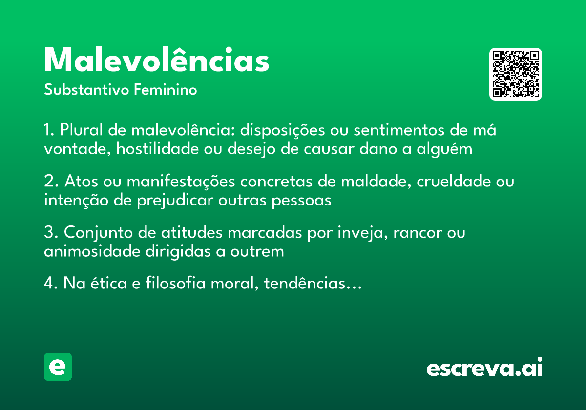 malevolências