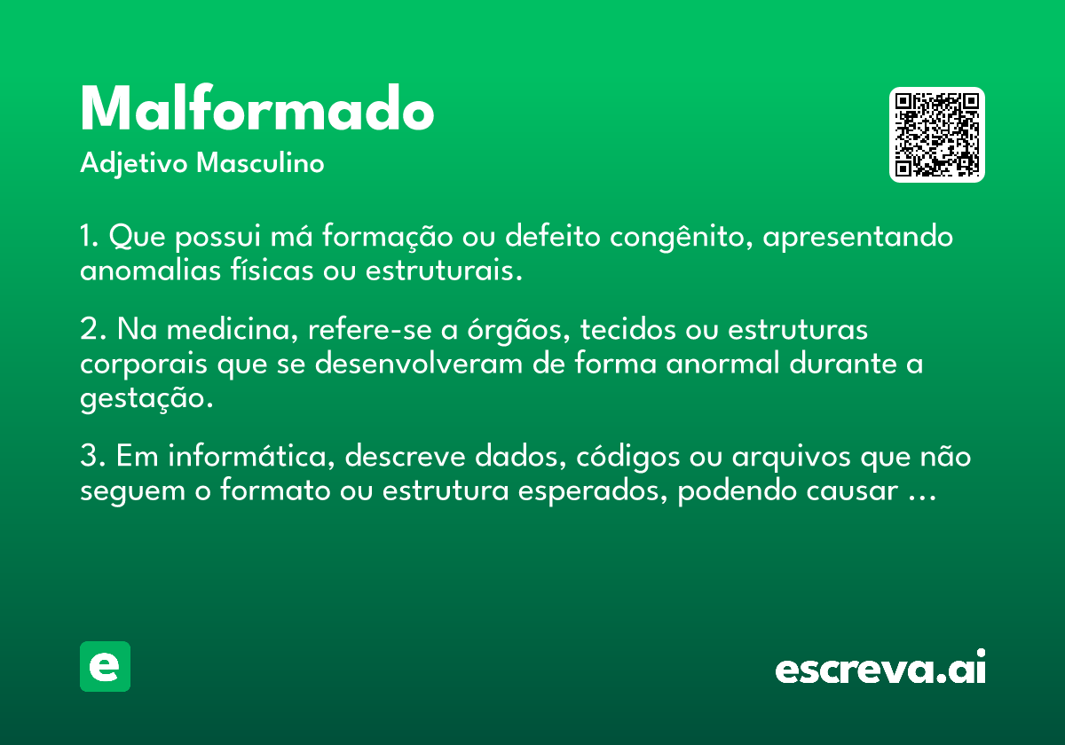 malformado