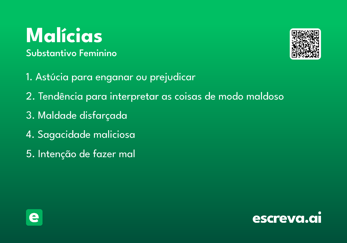 malícias