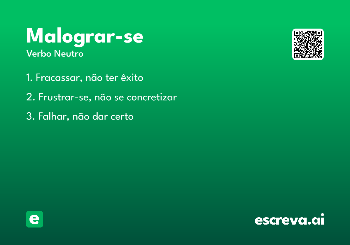 malograr-se
