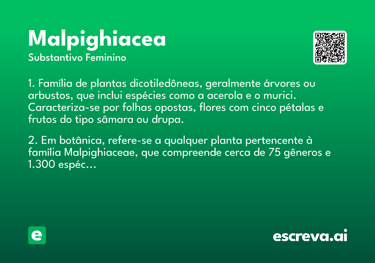malpighiacea