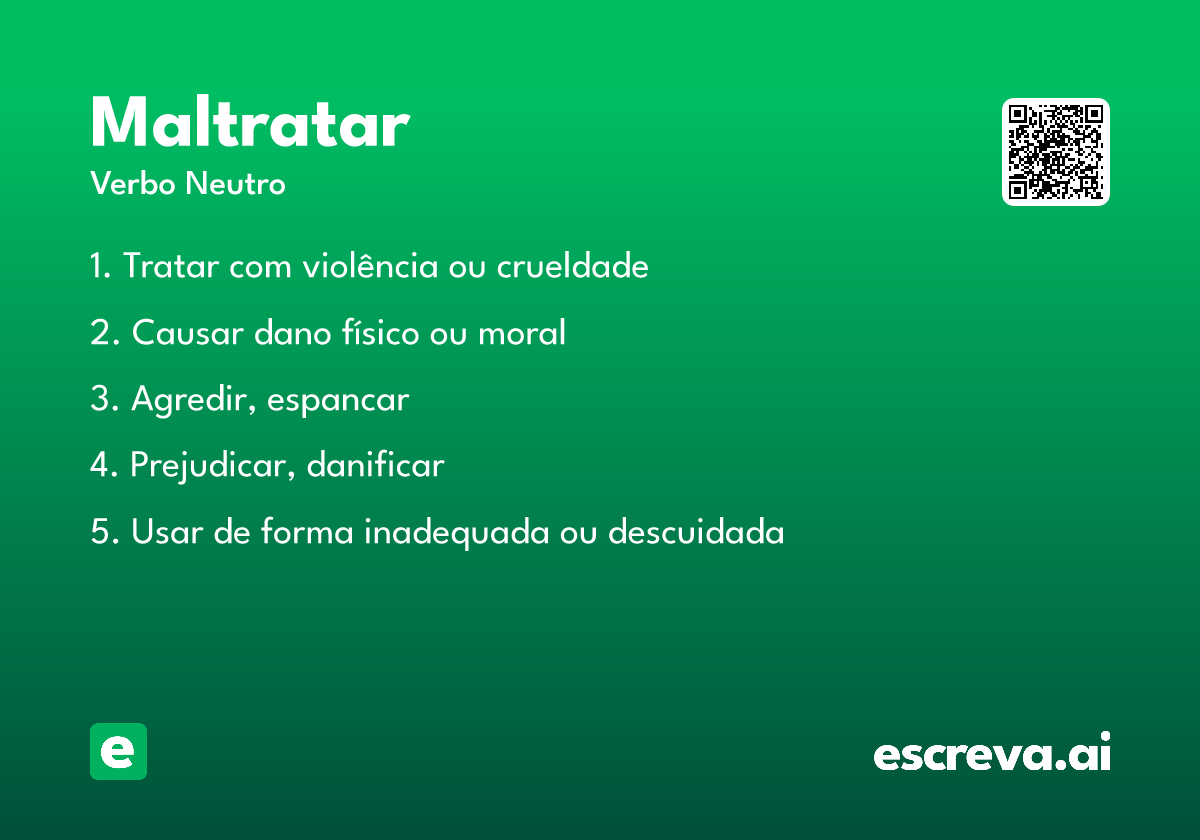 maltratar