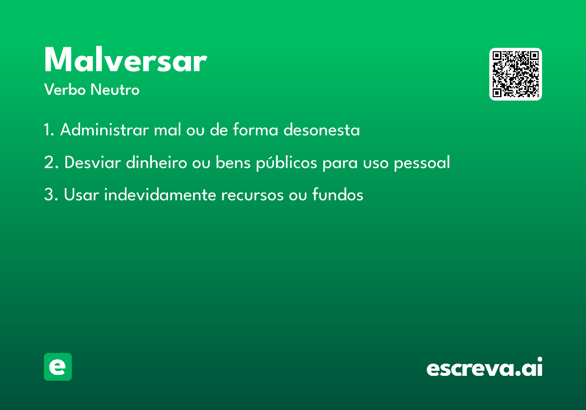 malversar