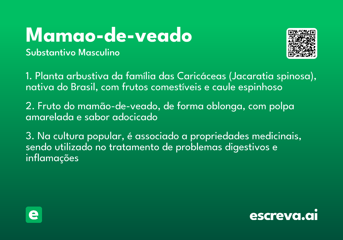 mamao-de-veado
