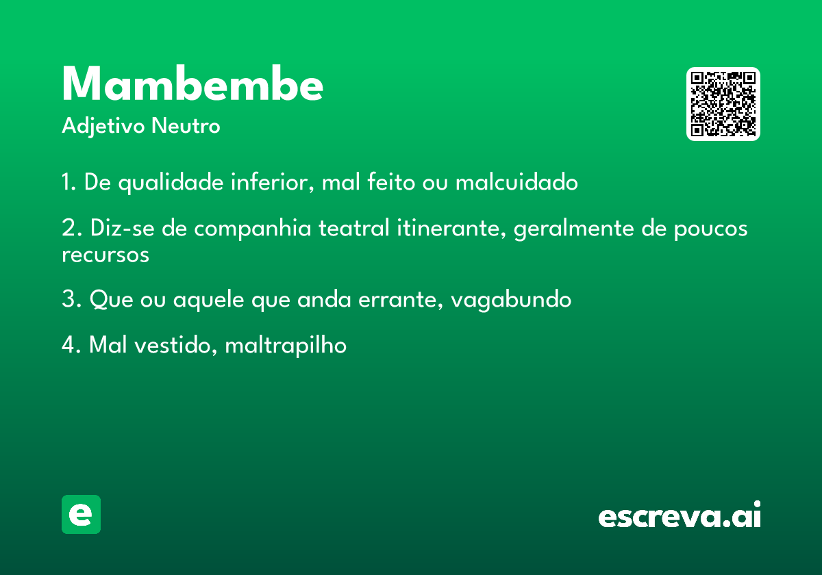 mambembe