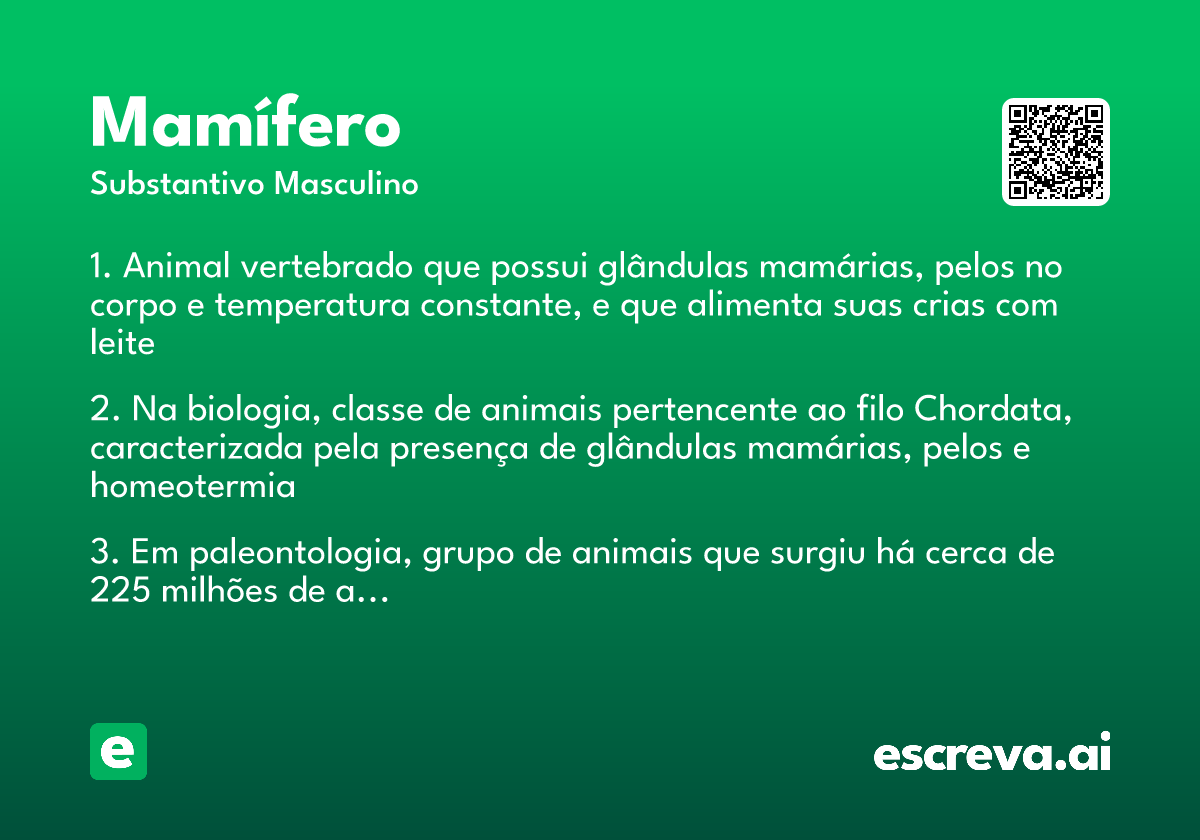 mamífero