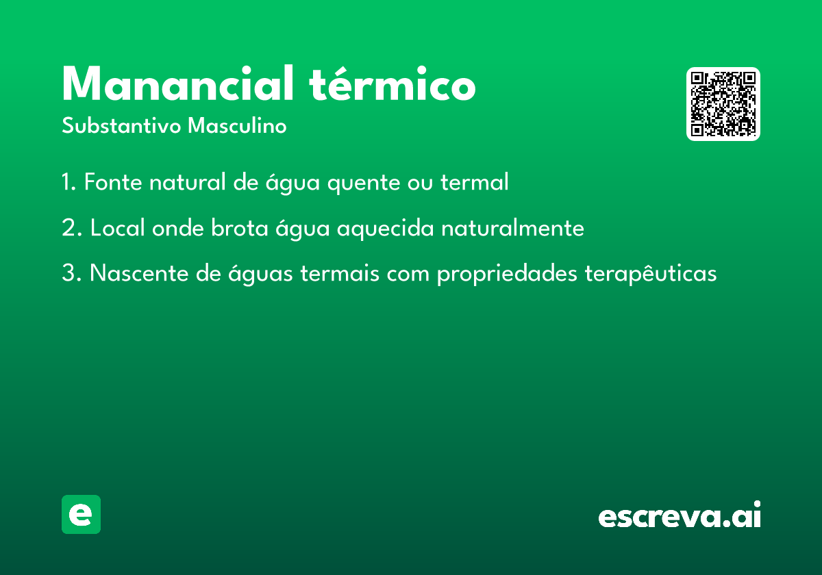 manancial térmico