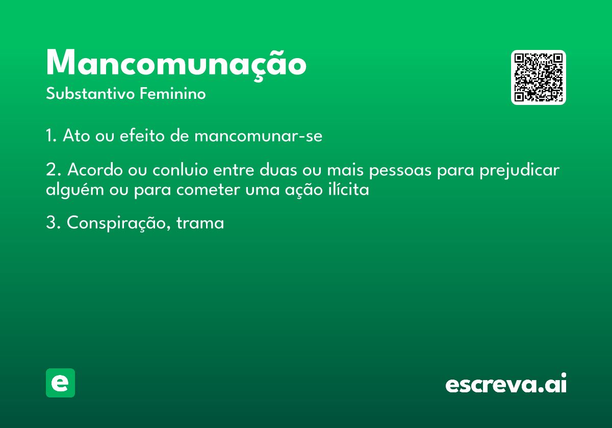 mancomunação