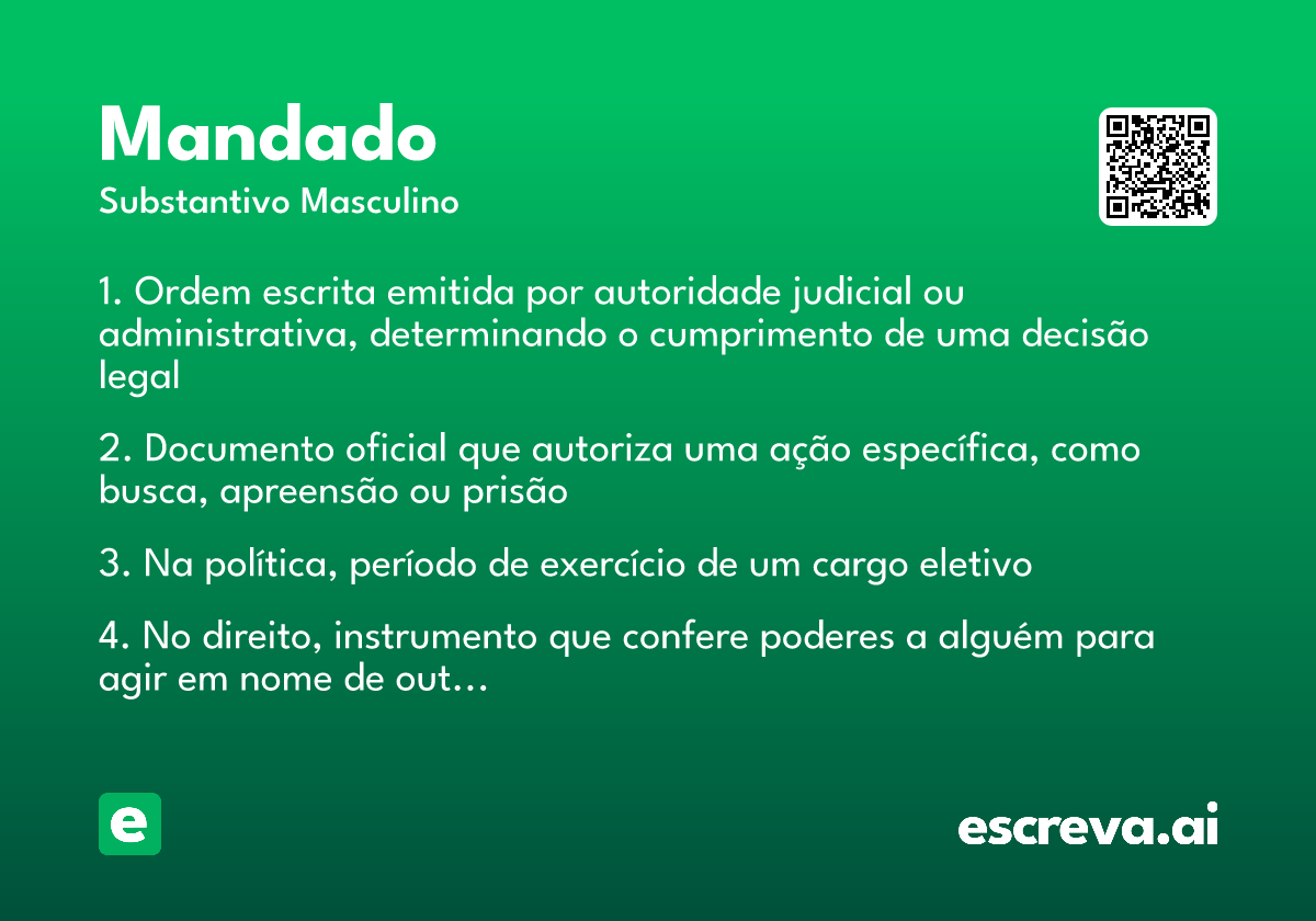 mandado