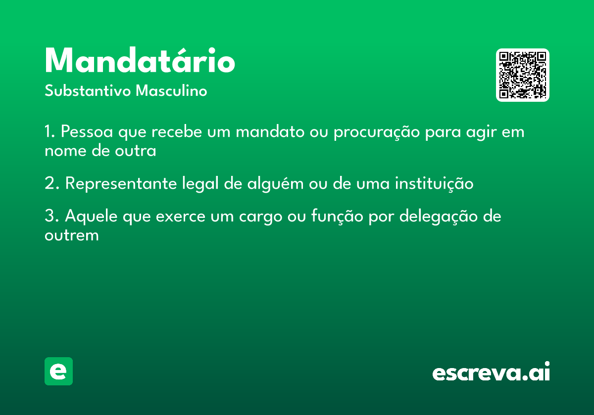 mandatário