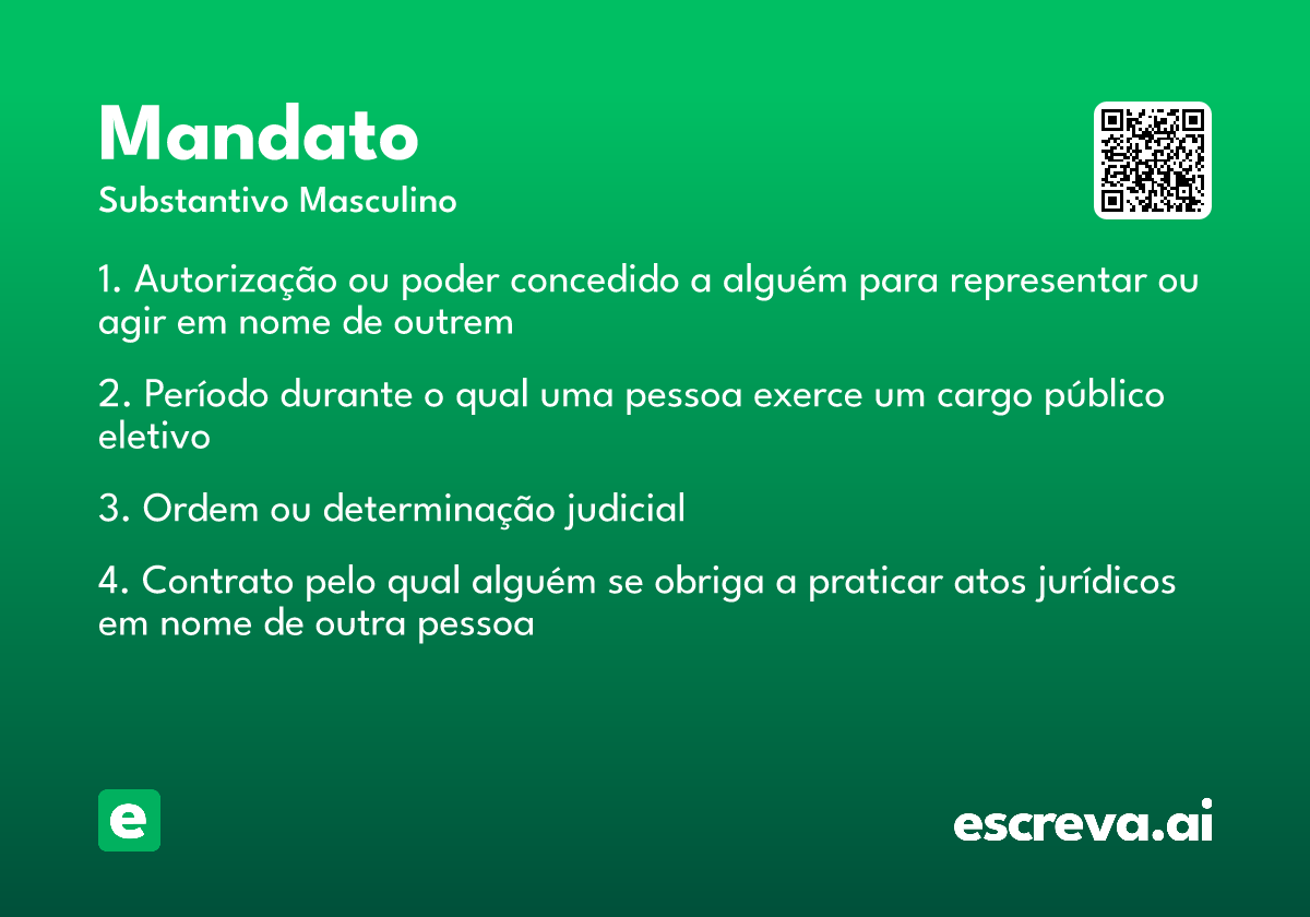 mandato