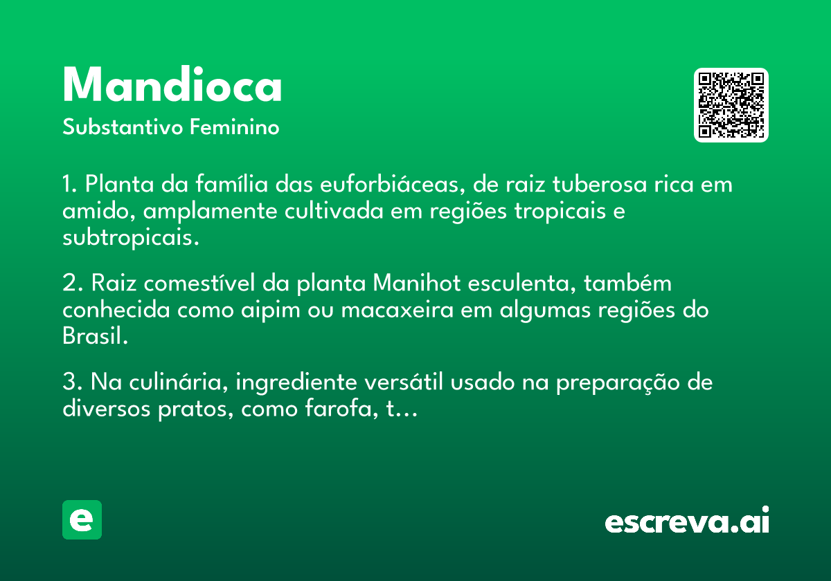 mandioca