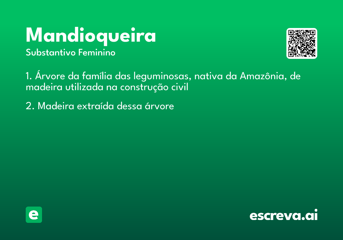 mandioqueira