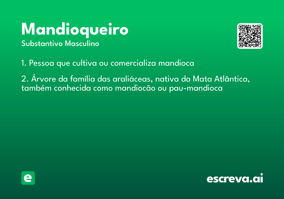 mandioqueiro