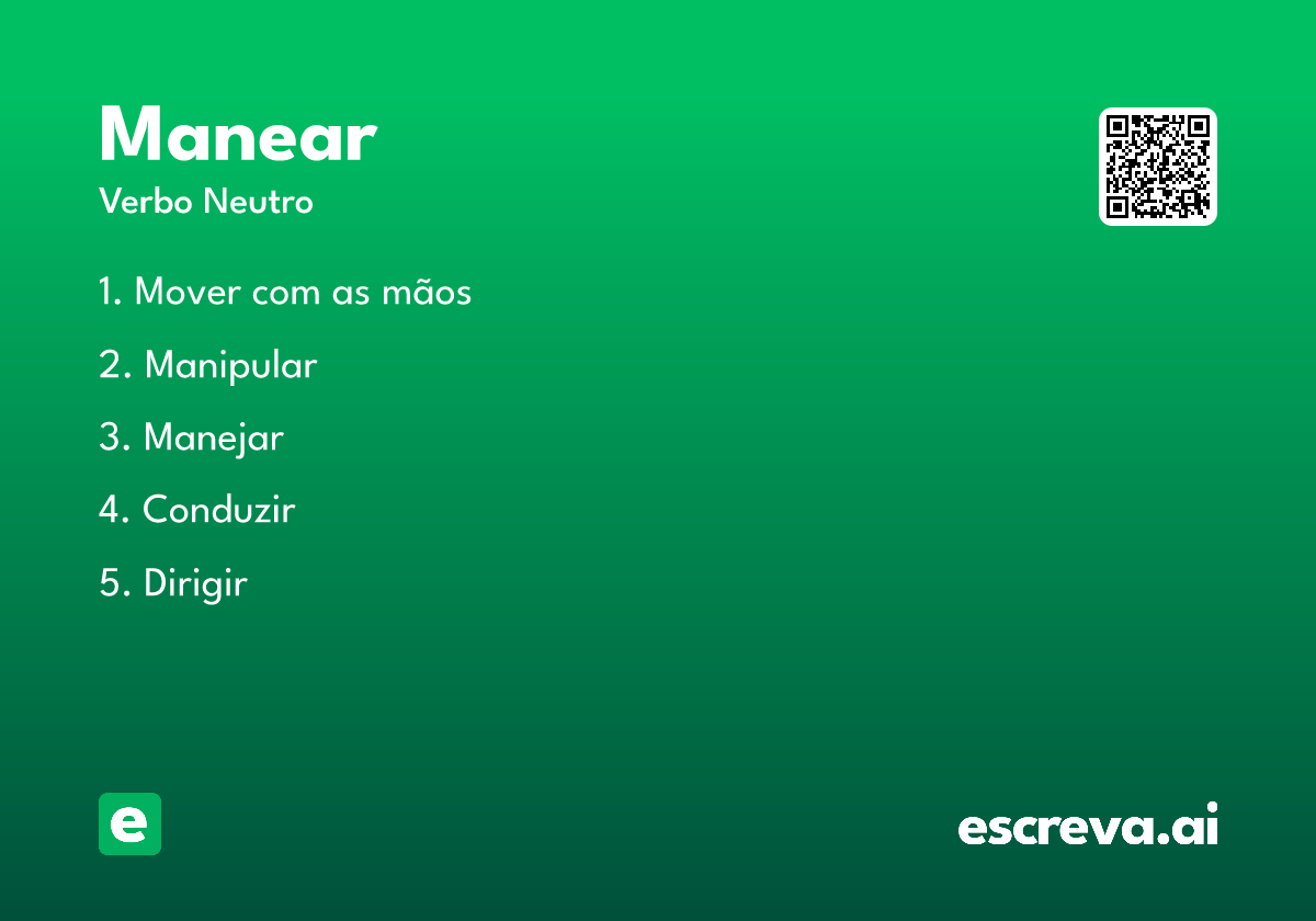 manear