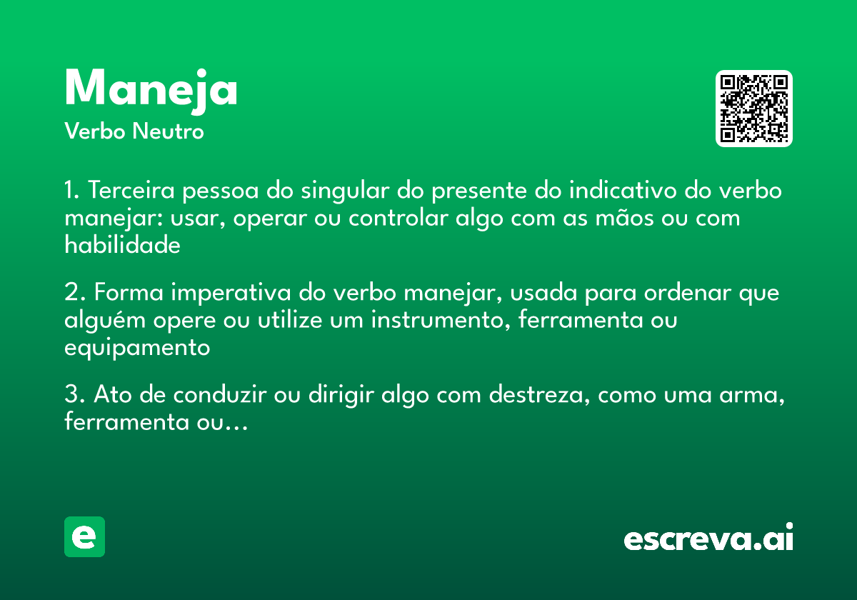 maneja